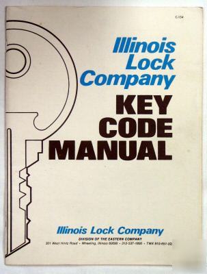 Illinois lock code manual - locksmith code book (mint)