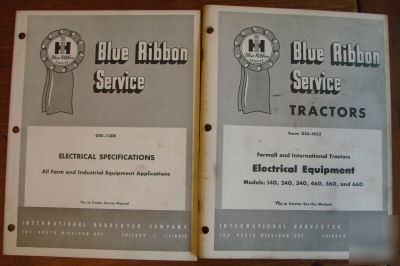 International service tractors electrical equipment