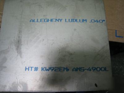 6AL4V ti sheet .040