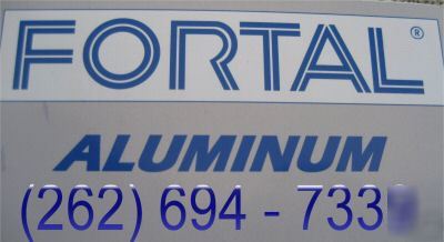 Aluminum fortalÂ® plate 2.255 x 7 1/8 x 8 ground 2 sides