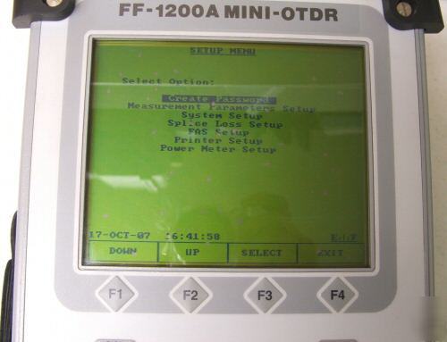 Laser precision ff-1200A feature finder singlemode otdr