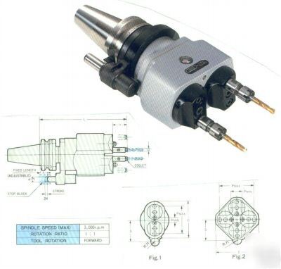 New bt 45 multi-spindle drilling head D2C (BT45)