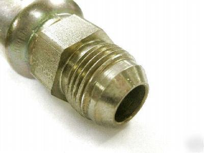 Hydraulic crimp fitting 1/4 inch male jic for 1/4 hose