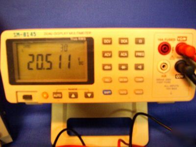 Mch digital multimeter 5.5 digit true rms bench freq db