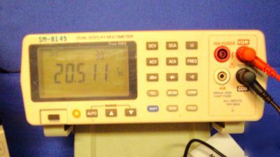 Mch digital multimeter 5.5 digit true rms bench freq db