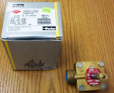 Parker ORB21P6 normally open solenoid valve