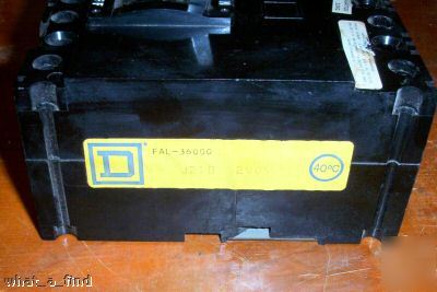 Square d circuit breaker 100 a FAL36000 600 ac 250 dc