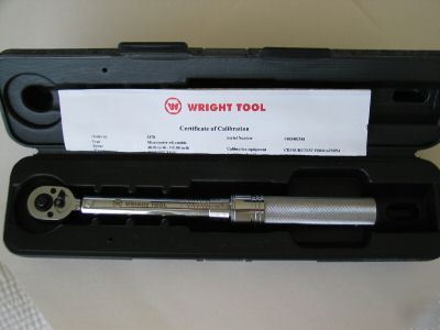 Wright tool 3/8â€ dr micrometer torque wrench