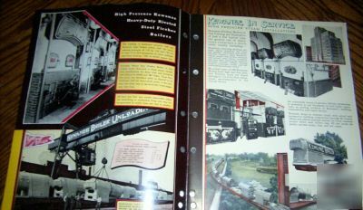 11 rare 1940-50's kewanee boiler co. catalogs, colorful