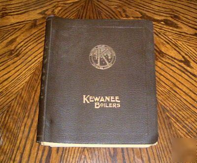 11 rare 1940-50's kewanee boiler co. catalogs, colorful