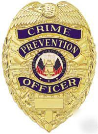 Badges - crime prevention officer