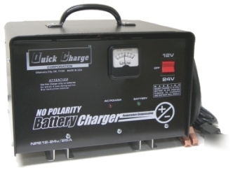 12-24 volt 10 amp no polarity portable battery charger