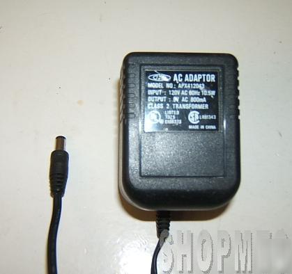 9V 800MA ac adapter power supply APX412043