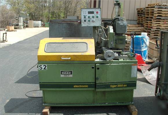 Dake tiger 350AX cold cutoff saw used