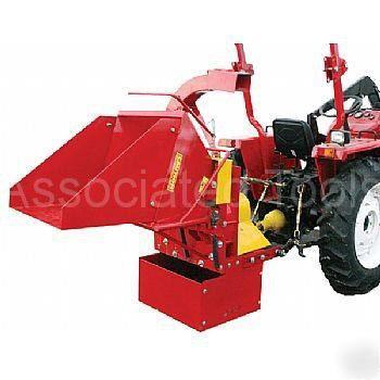 New 3PT cat i farm pro tractor wood chipper shredder