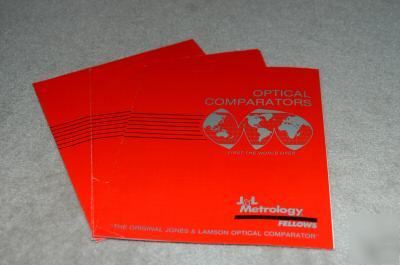 Jones & lamson j&l assorted comparator brochures.