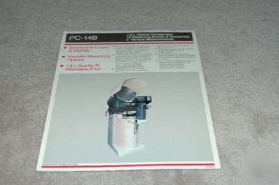 Jones & lamson j&l assorted comparator brochures.