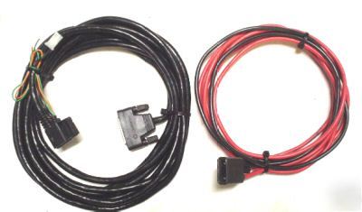 Motorola spectra control head cable with power cable