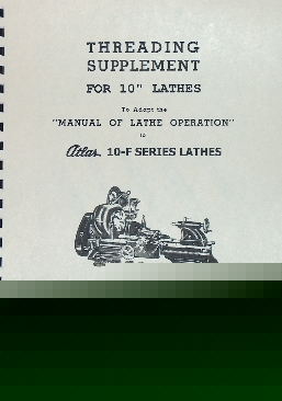 Oz~atlas/craftsman 10-f lathe thread operations manual