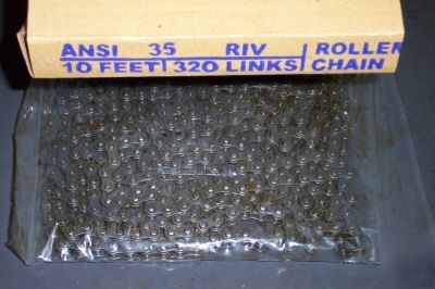 #35 ansi roller chain, 10' box