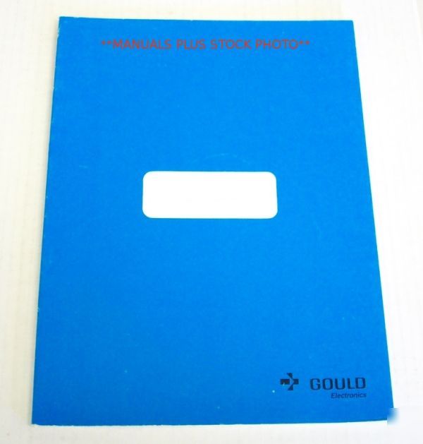 Gould 220 op/service manual - $5 shipping 