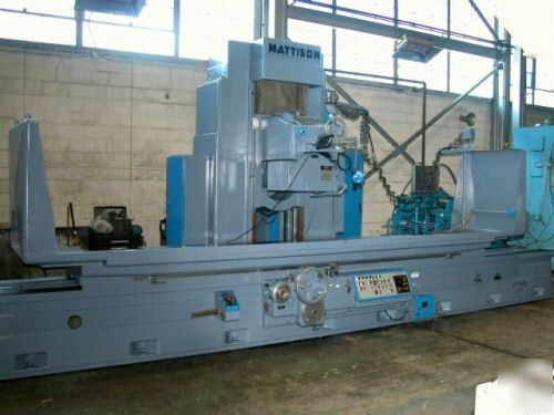 Mattison precision heavy duty hydraulic surface grinder