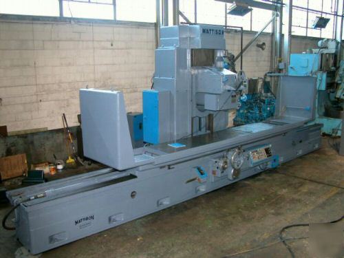 Mattison precision heavy duty hydraulic surface grinder