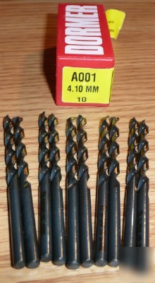 New 10PC dormer hss jobber drill 4.10MM