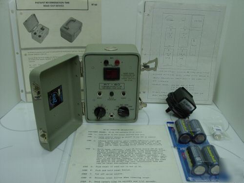 Rt-60 measurement analyzer very rare vintage/antique 