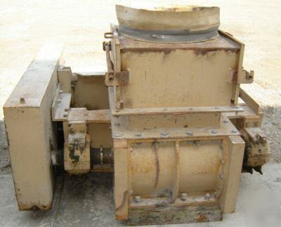 Used lancaster dual roll glass cullet crusher (4588)