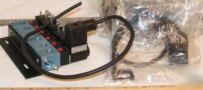 New (5) alkon nass connector pneumatic solenoid 21839 