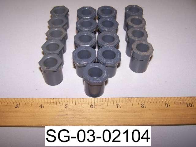 New gsr lasco 1/2X1/4 pvc spgxsoc reducer bushings (18)