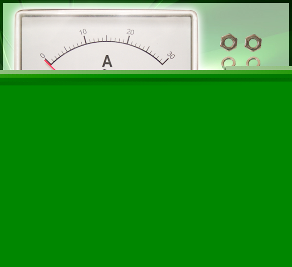 30A ac analog auto generator panel amp meter ammeter