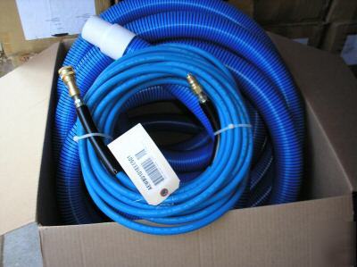 Carpet cleaning - 50' vacuum & solution hoses w/2