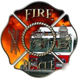 Firefighter decal reflective 6