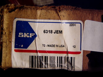 New skf 6318 jem single row deep groove radial bearing