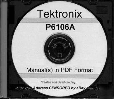 Tek tektronix P6106A instruction manual