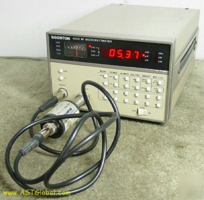 Boonton 4200 rf microwattmeter w/ sensor nice