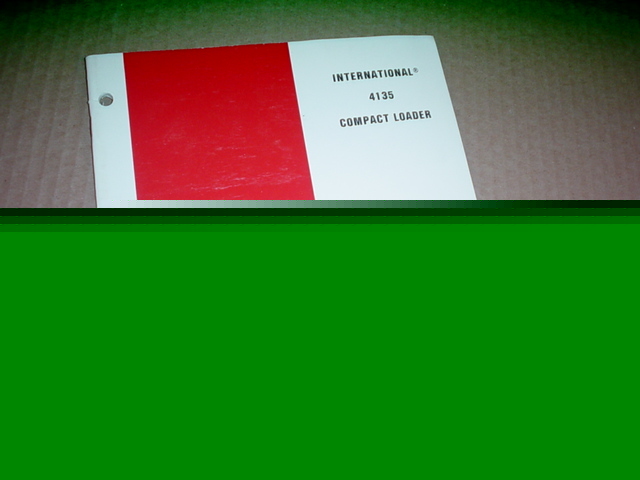 Ih 4135 skid steer compact loader operator manual