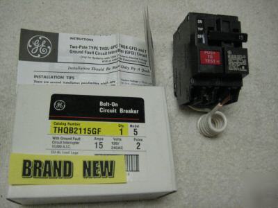 New THQB2115GF ge 2P 15A general electric ------> brand 
