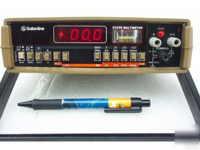 New ballantine 3028B rms multimeter w/ leads & options