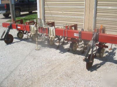 Noble 4 row danish tine cultivator , very good