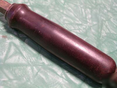 Vintage oxy acetylene gas cutting torch bakelite copper