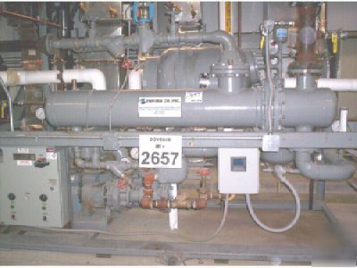 2002 thrush co inc steam to hot water skid HTD3- 480/ 2