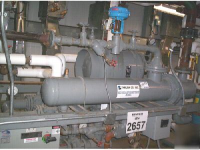 2002 thrush co inc steam to hot water skid HTD3- 480/ 2