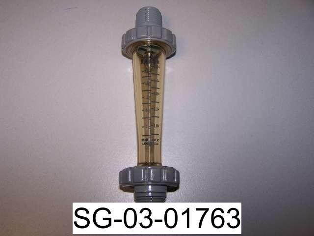 Blue-white F44376LH-8 flowmeter / F440 series