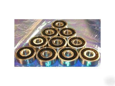 Lot 10 bearings 6201RS 12X32 double sealed ball bearing