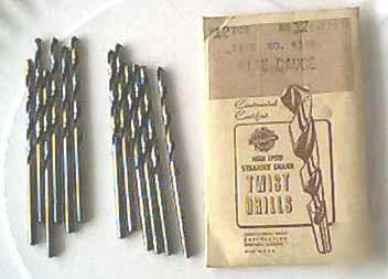 New usa made #38 jobber length drill bits 12 pack