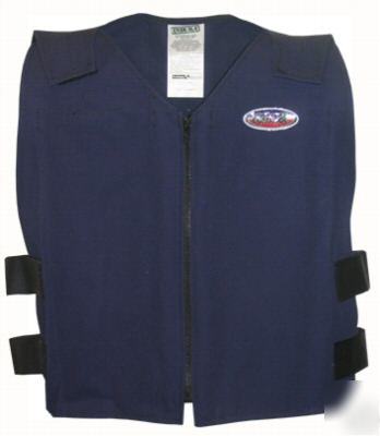 Phase change cooling vest with fr nomex , m/l