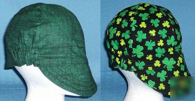 Premium irish shamrock st. patrick welder biker hat cap